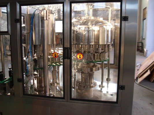 PET Bottle Aseptic Drink Water Filling Machine for Milk / Tea , Stainless Steel Material