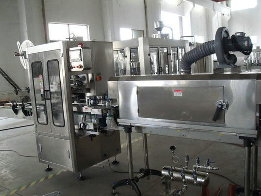 Plastic Bottle Labeling Machine , Shrink Film Packing Machine for Beverage Plant