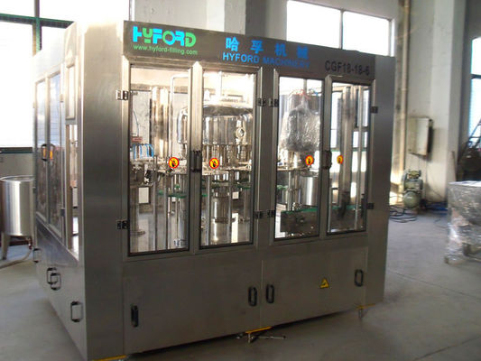PET Bottle Aseptic Drink Water Filling Machine for Milk / Tea , Stainless Steel Material